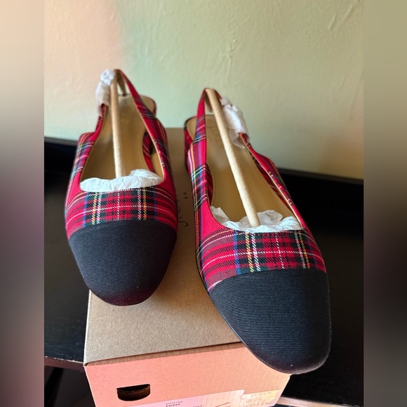 J Crew tartan slingbacks, NWT - Picture 7 of 11